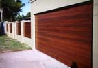 Matching gate and fence panels with a rich gloss stain