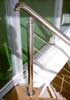 Closeup of stairrail balustrading