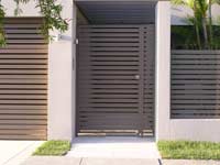 Batten style Pedestrian gate