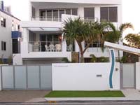 Glass gate and pedestrian gate