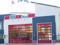 Solid  Panel door for the Surfers Paradise Fire Station